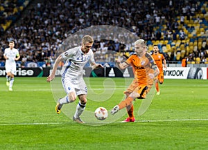 UEFA Europa League football match Dynamo Kyiv Ã¢â¬â Skenderbeu, Se